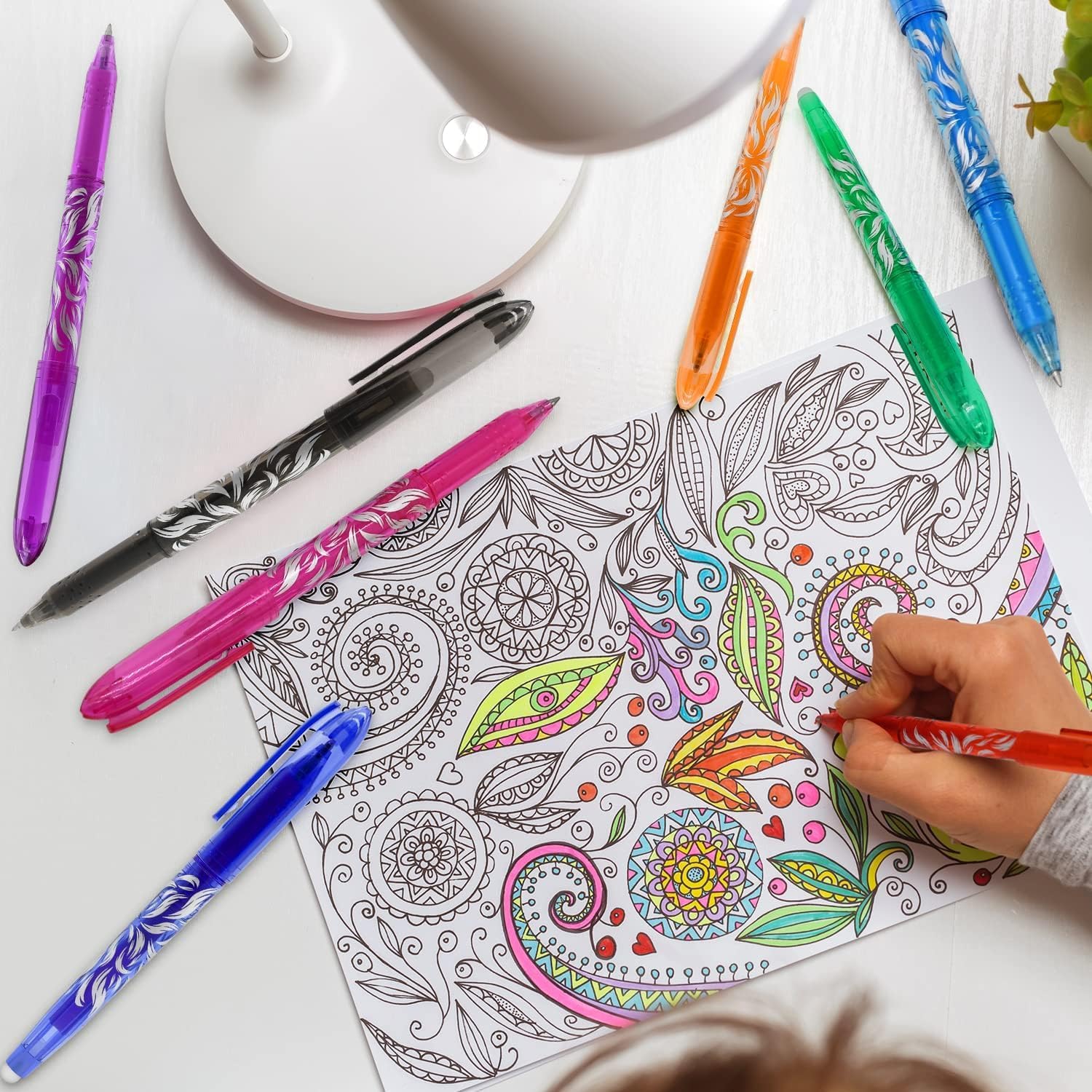 Thumbnail 4 de Numbudh 8 stylos gel effaçables 0,5 mm 🖊️