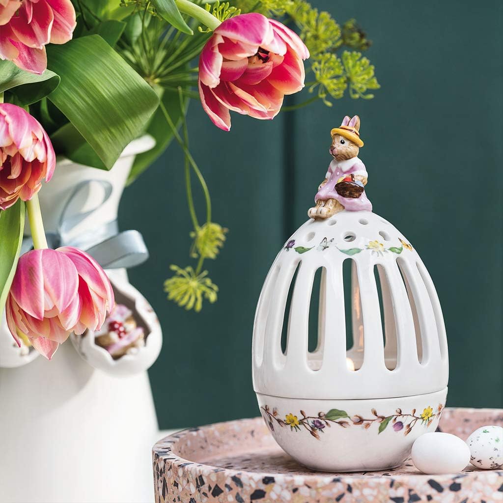 Thumbnail 1 de Villeroy & Boch Bunny Tales photophore en porcelaine pour bougie chauffe-plat, 9 x 9 x 16 cm