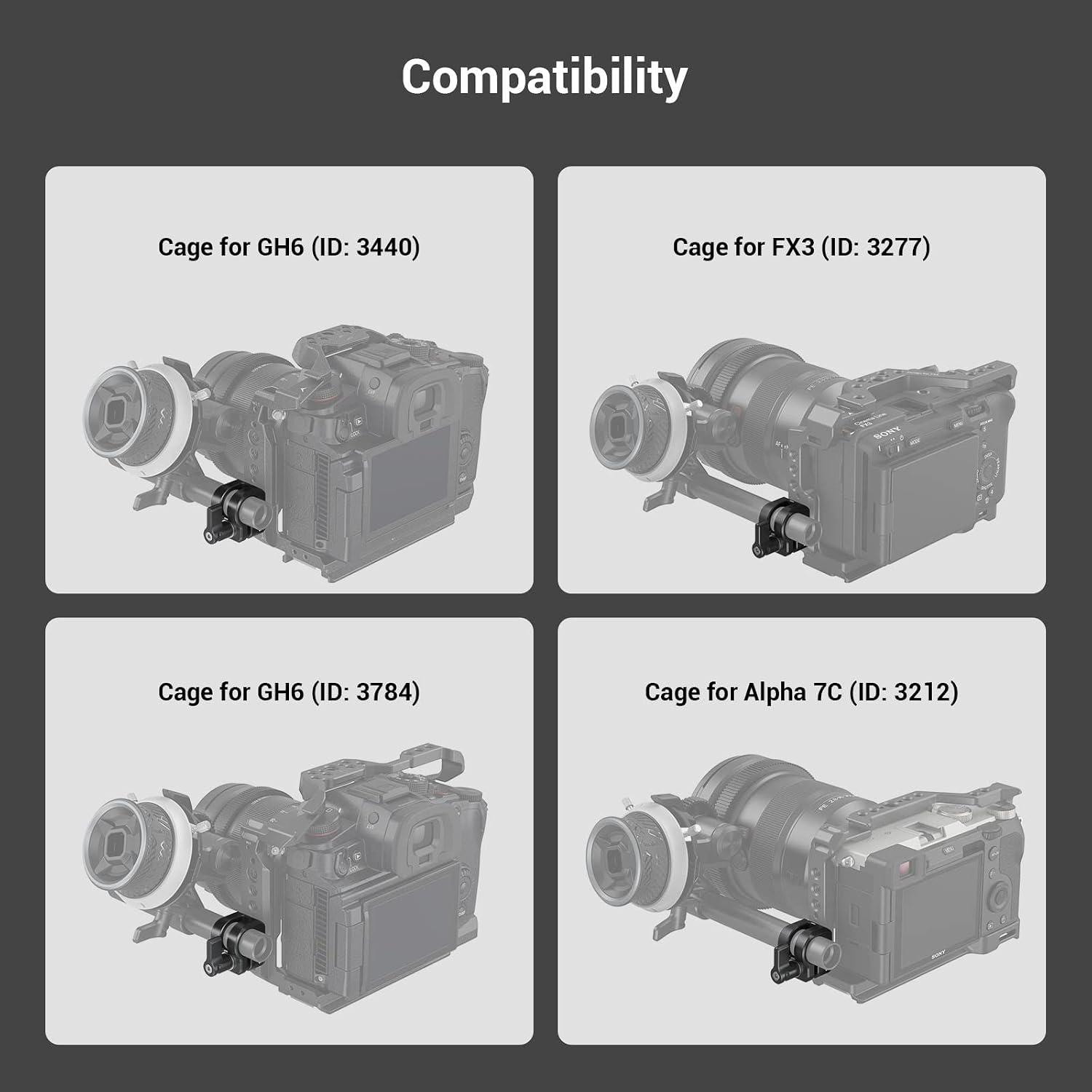 Thumbnail 5 de SMALLRIG 12 mm/15 mm Einzelstangenklemme (3598) – kompatibel mit SMALLRIG Cage