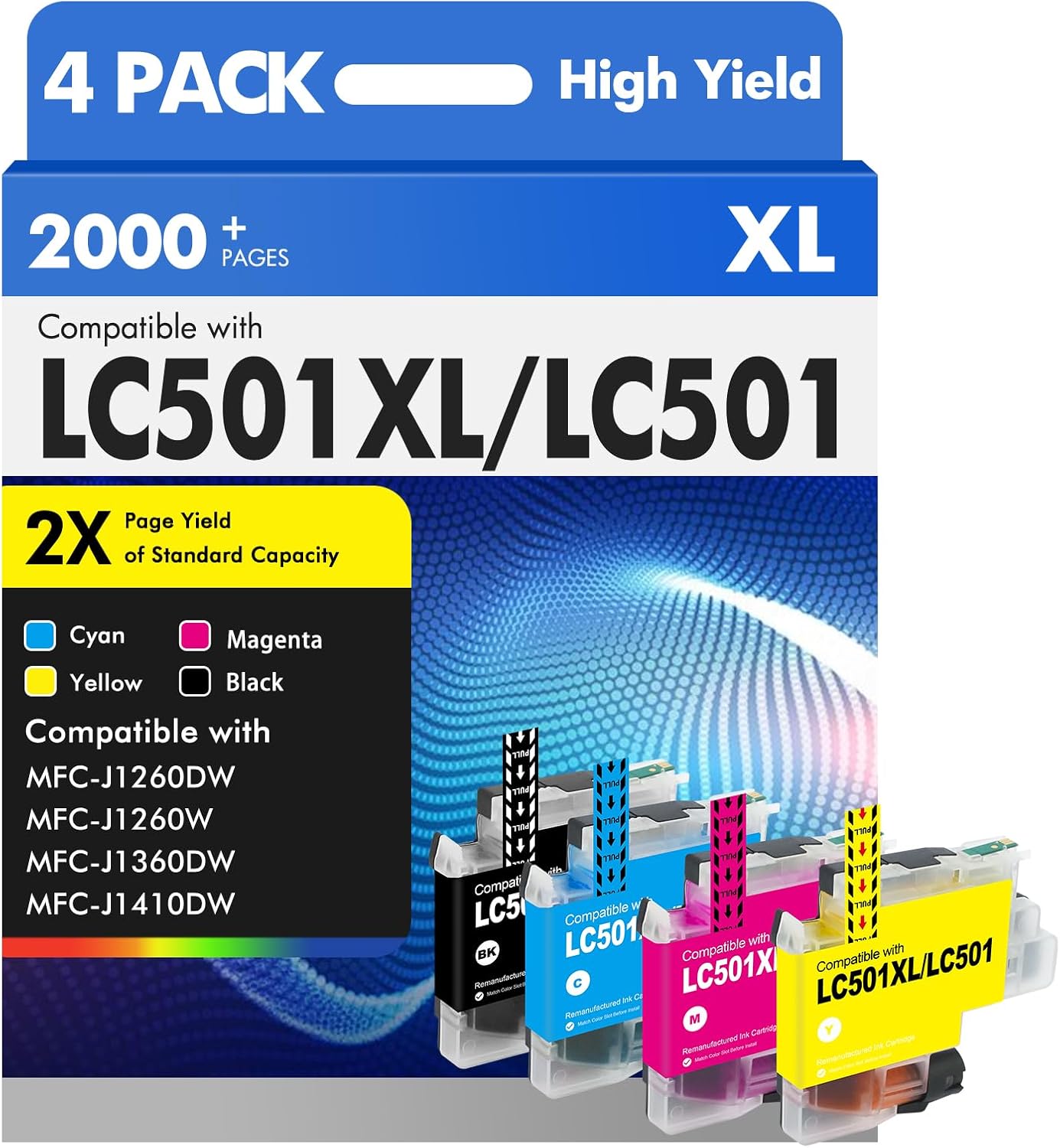 Detalle de LC501XL replacement ink cartridges