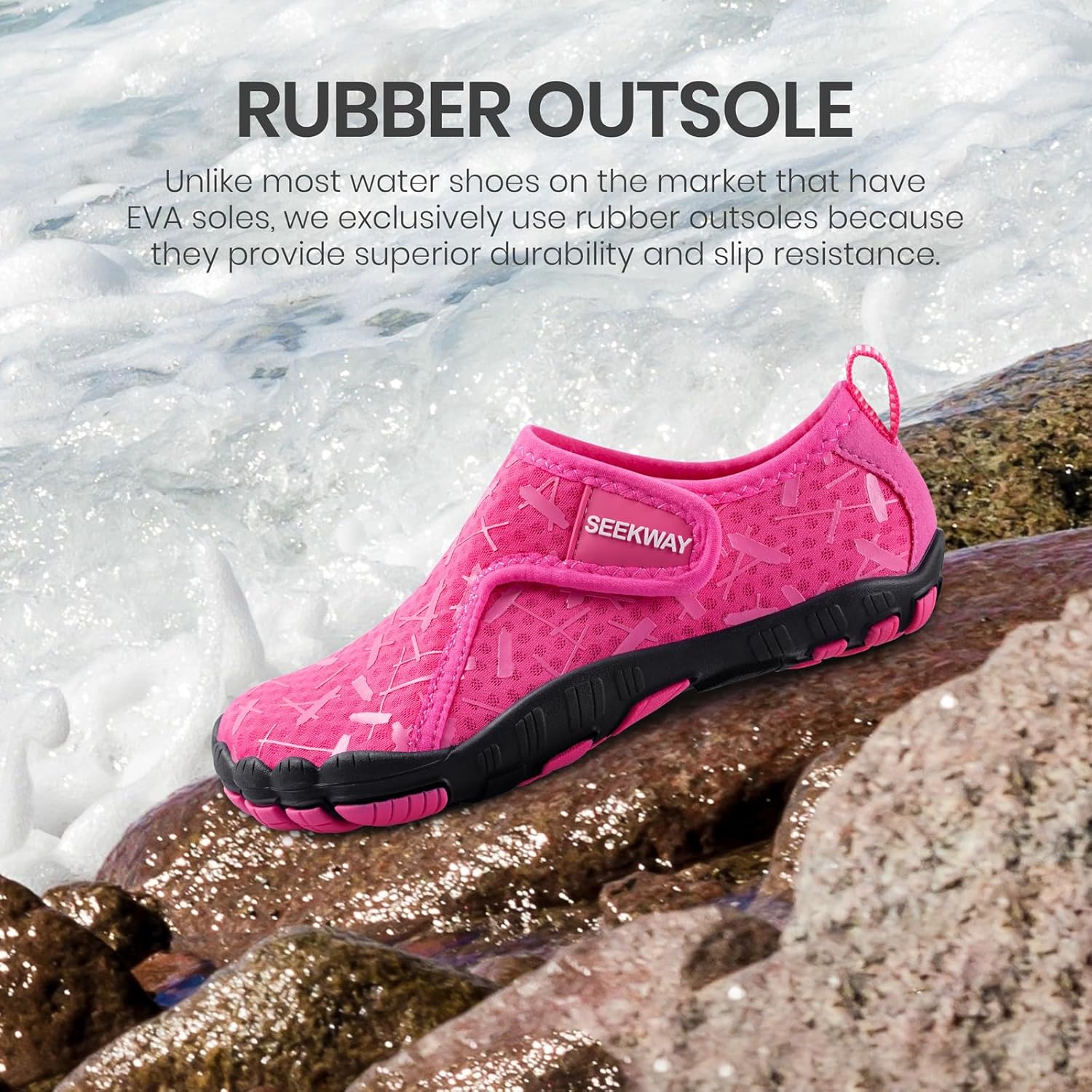 Thumbnail 4 de SEEKWAY Barefoot Water Shoes for Kids: Wide Toe Box, Quick-Dry Sand Shoes for Outdoors
