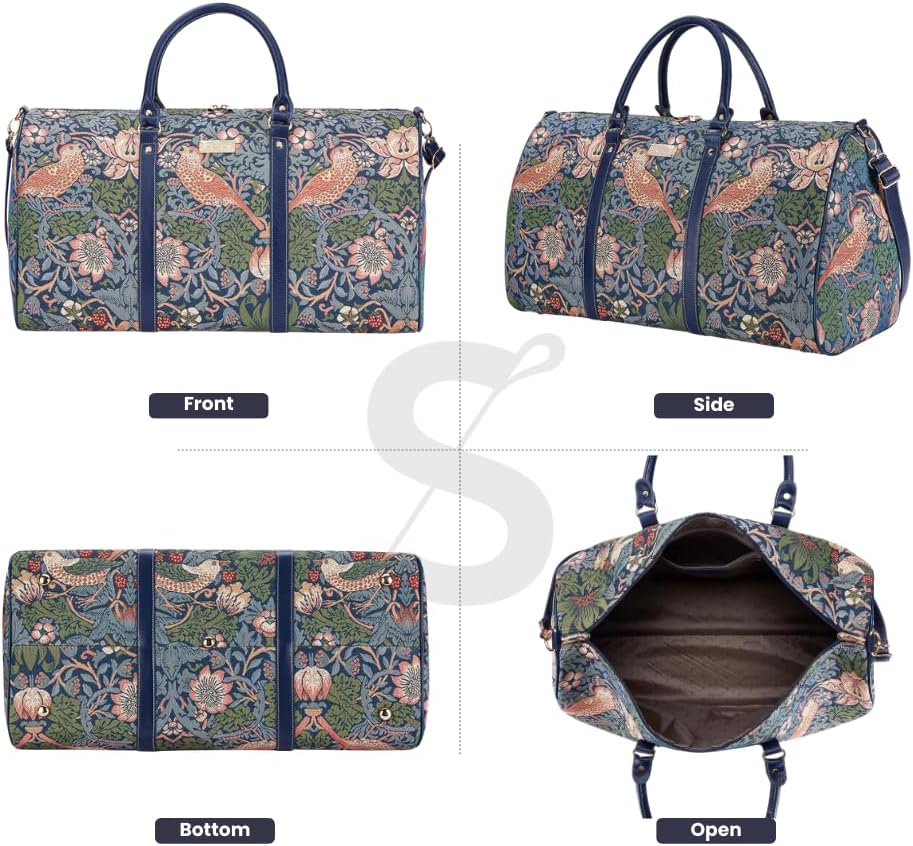 Thumbnail 1 de Signare William Morris Tapestry Duffel Bag – Large Weekender