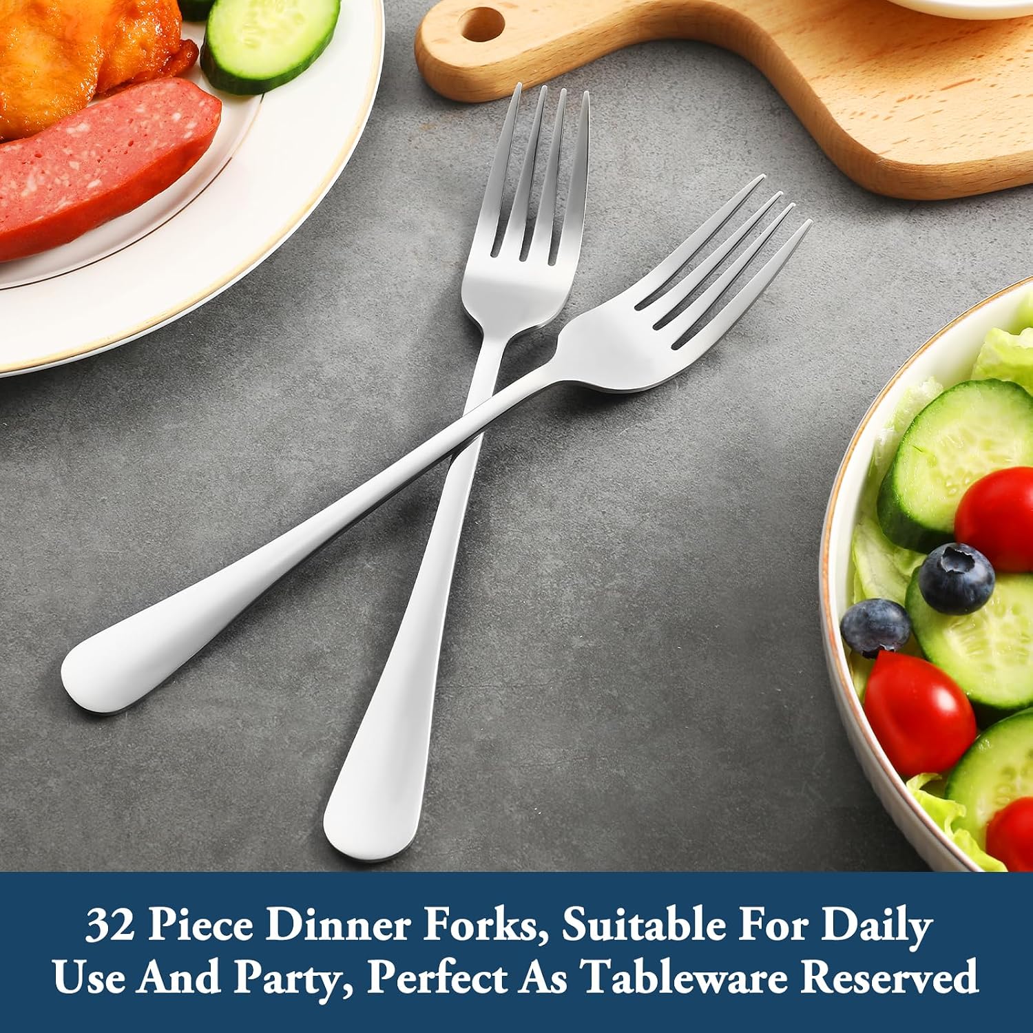 Thumbnail 6 de MUTNITT Dinner Forks, 8-Inch