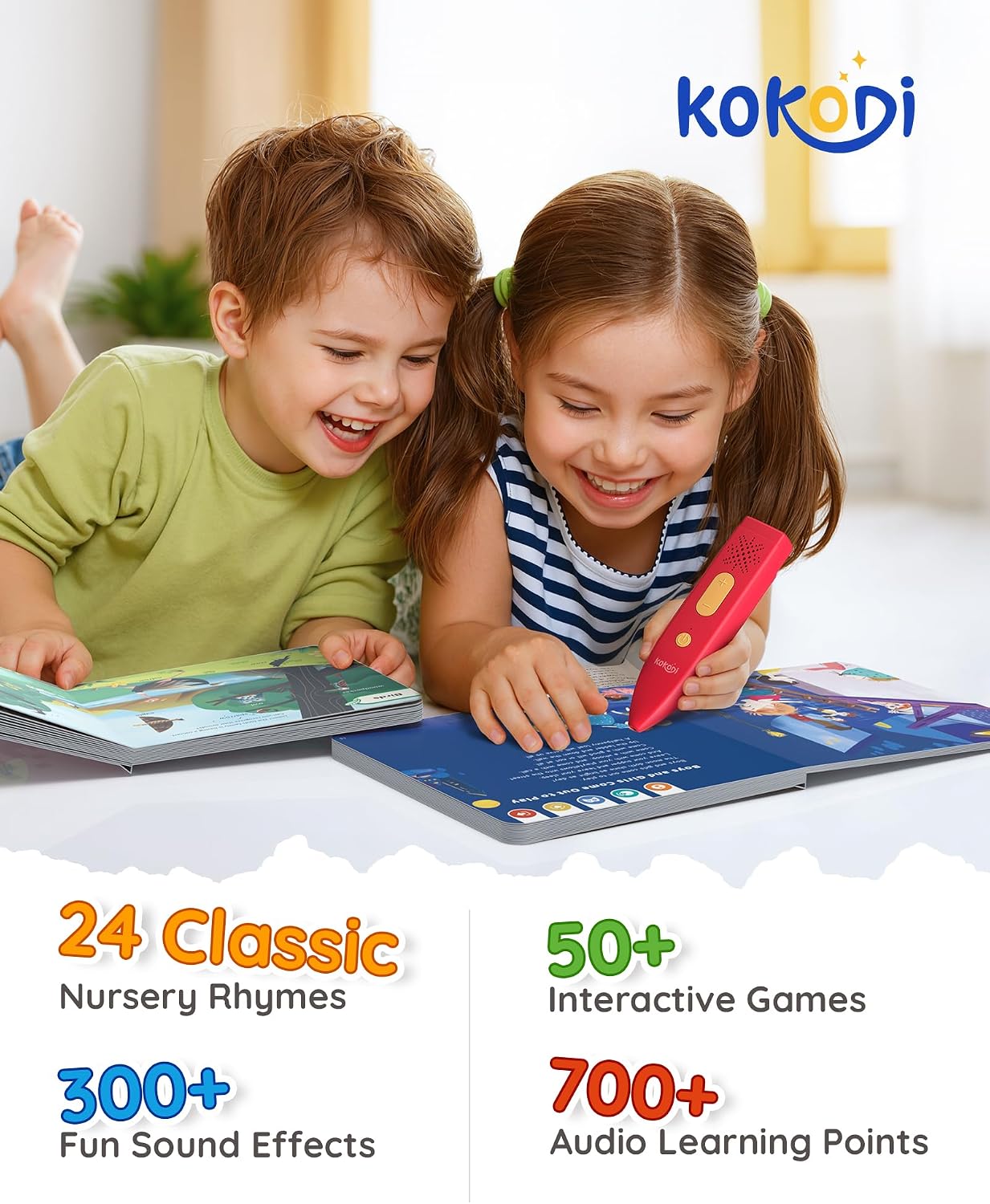 Detalle de KOKODI Talking Pen Set, 4 Books