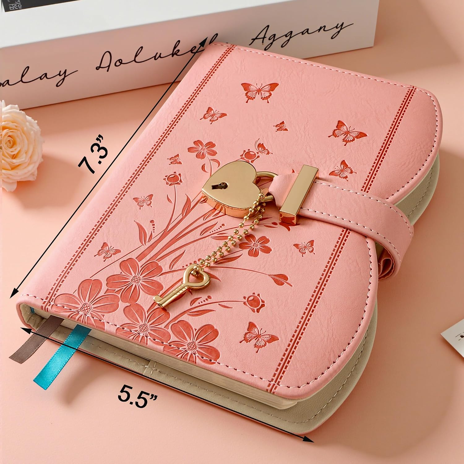 Detalle 2 de HwxBen Diario Segreto B6 244 pagine rosa