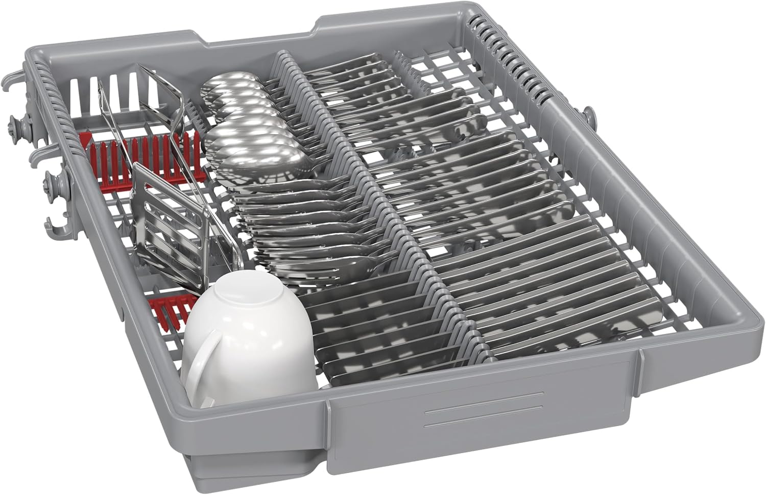 Detalle de Bosch SPS4EMW17E: Lave-vaisselle 60 cm pose libre, Série 4 – performance et flexibilité en silence