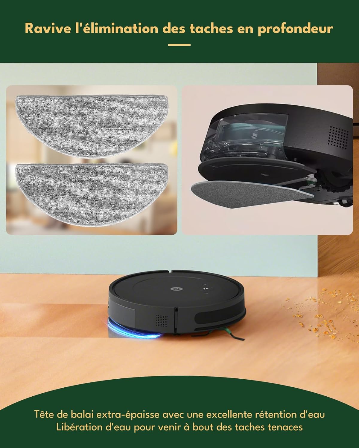 Thumbnail 4 de Lot de 18 Accessoires iRobacc pour Roomba 105 Combo / Roomba Combo Essential