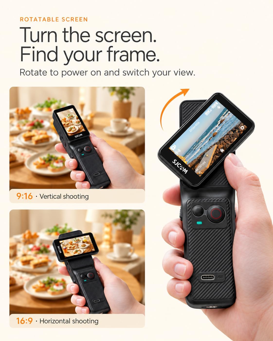 Thumbnail 3 de SJCAM C400 4K Vlogging Pocket Camera
