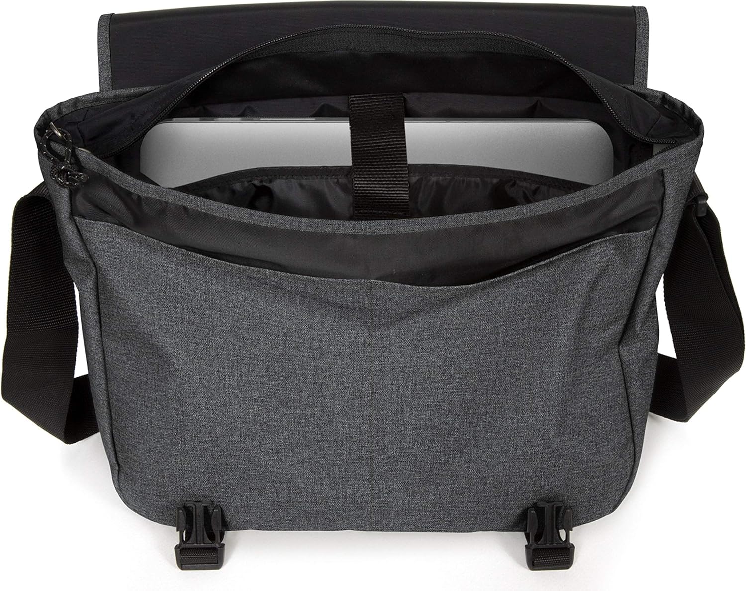 Detalle 2 de Eastpak Delegate + Bolso Bandolera 20L 👜 Gris Denim