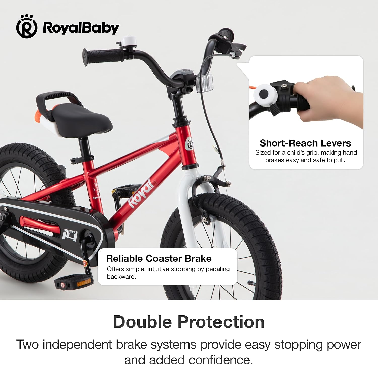 Thumbnail 5 de RoyalBaby Freestyle Classic 14-inch kids bike