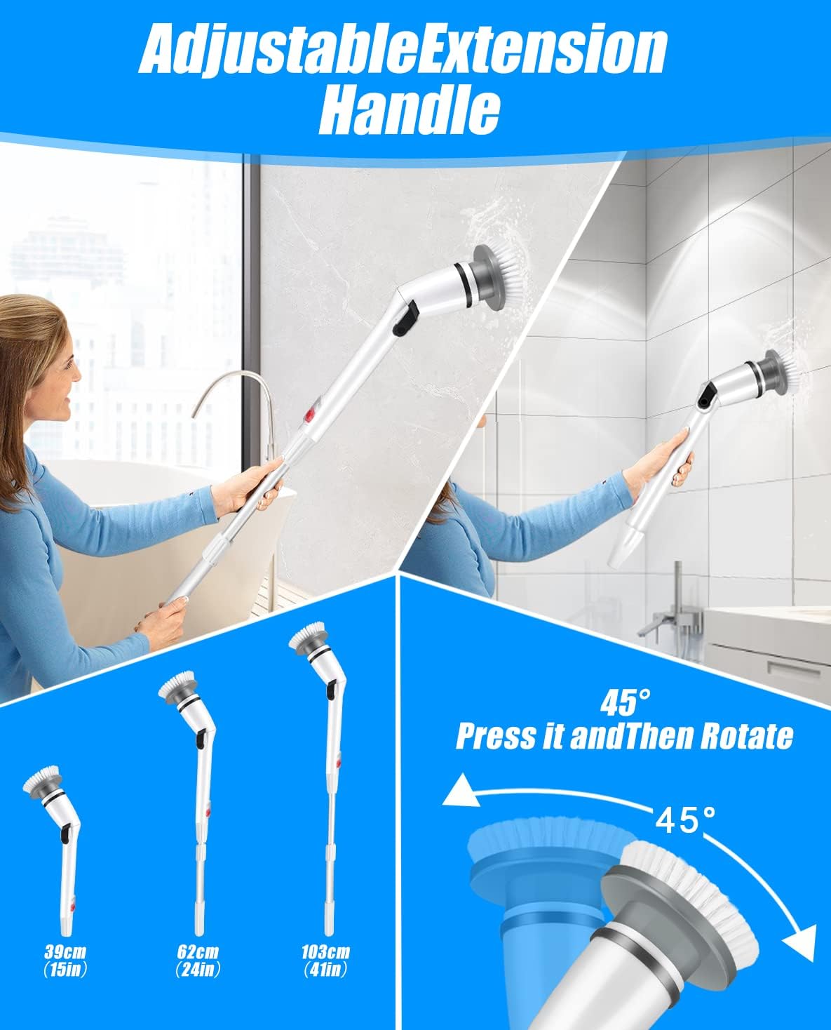 Thumbnail 3 de Electric Spin Scrubber 5 Heads