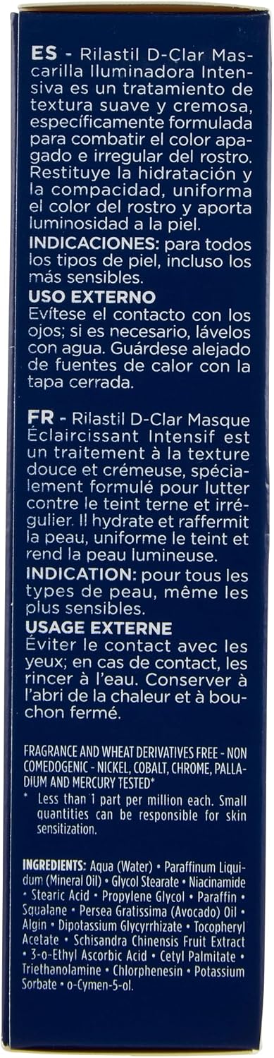 Detalle de Rilastil D-Clar maschera illuminante 30 ml