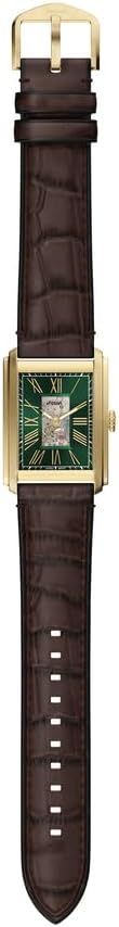 Detalle de Montre automatique Fossil Hommes ME3271 avec bracelet en cuir marron