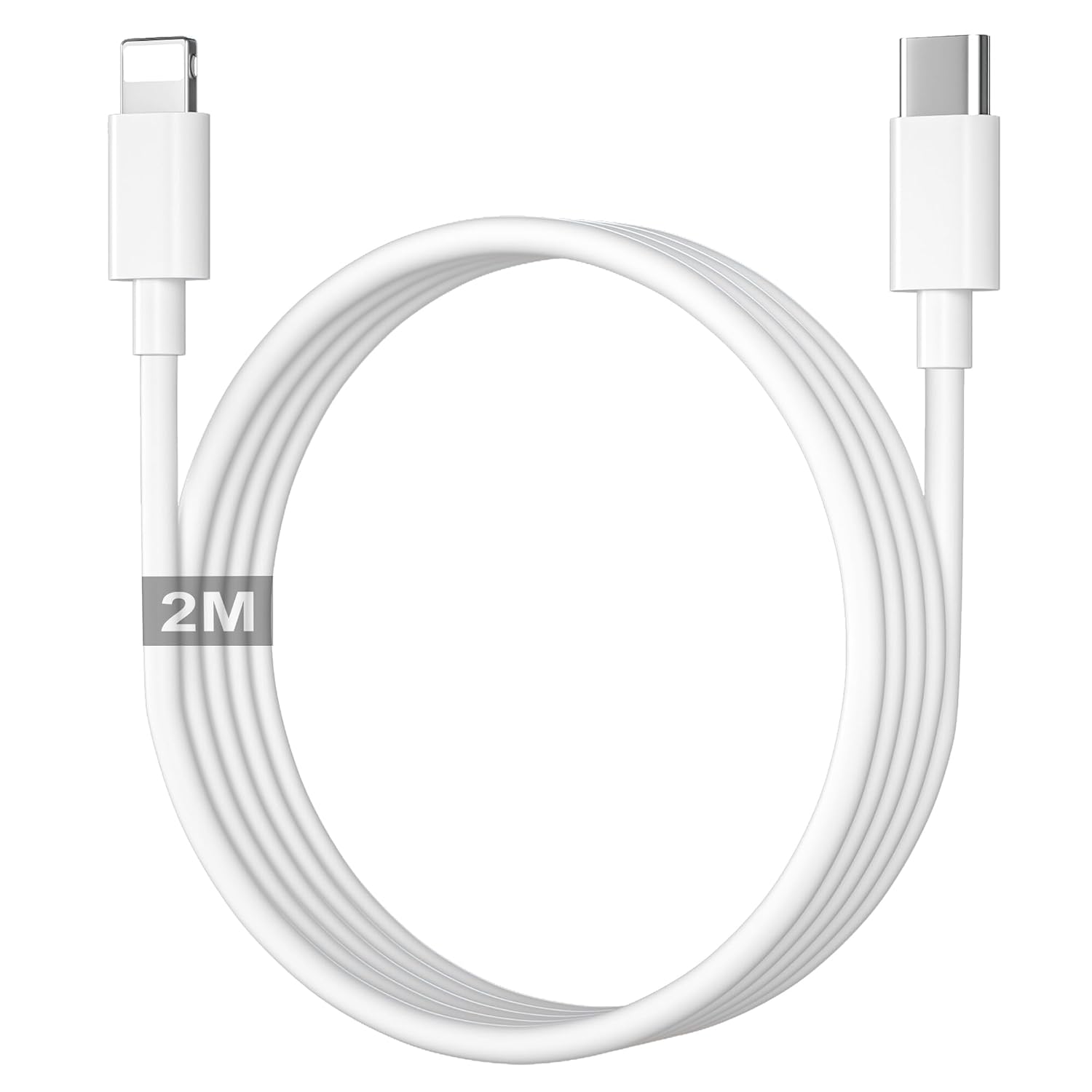 Detalle de KINPEE KIN-cb-02 USB-C to Lightning Cable, 2 m, MFi Certified