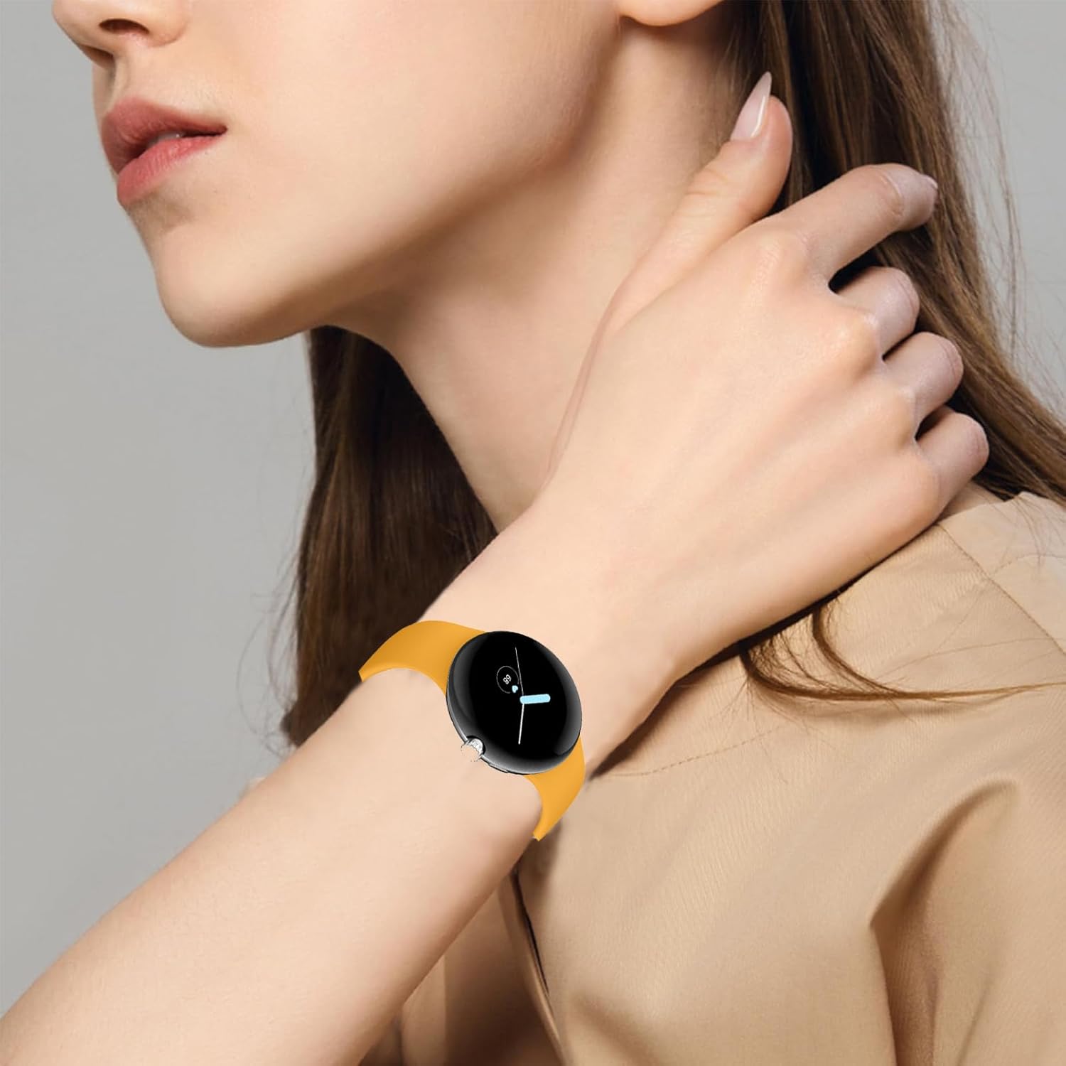 Thumbnail 4 de SUGARJAR Silicone Strap for Google Pixel Watch 3 (41mm) / Pixel Watch 2 / 1