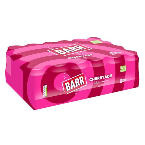 Thumbnail 1 de Barr Cherryade Zero Sugar Sparkling Soft Drink – 24 x 330ml Cans