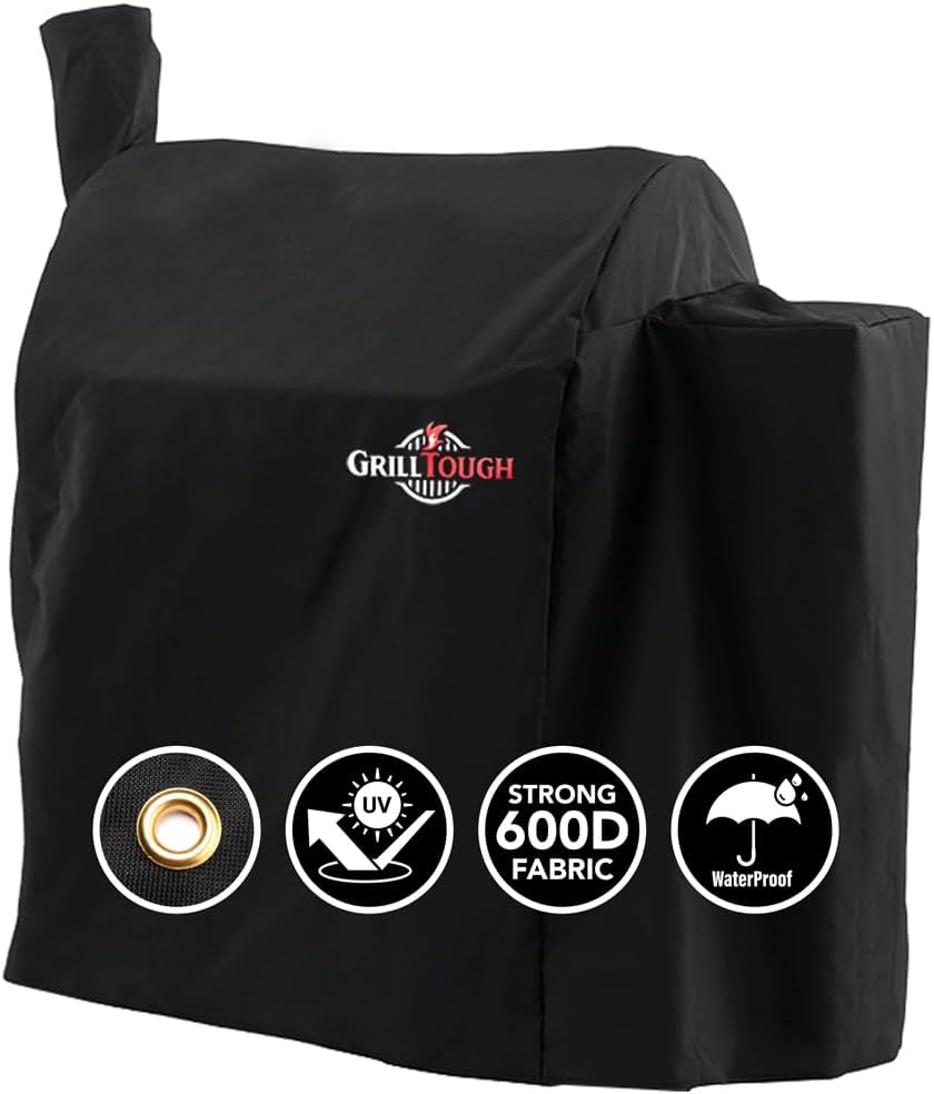 Thumbnail 6 de GrillTough heavy duty waterproof BBQ grill cover (152 x 71 x 112 cm) with adjustable straps