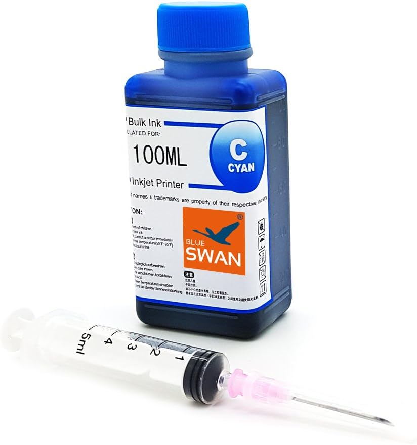 Detalle de BLUE SWAN Kit di Ricarica Inchiostro 550ml per cartucce Canon PG-545/CL-546 – compatibile con PIXMA