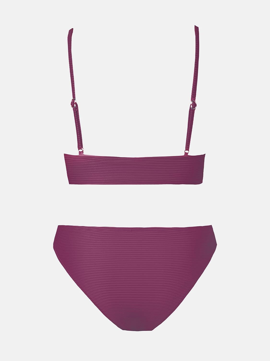 Thumbnail 5 de Cupshe Maillot de bain 2 pièces haut triangle lacets
