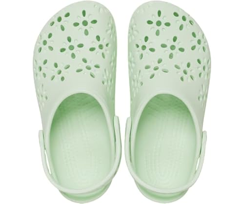 Thumbnail 3 de Crocs Classic Floral Cut Out Clog K 👶 Zuecos Niños Jade, EU 33/34