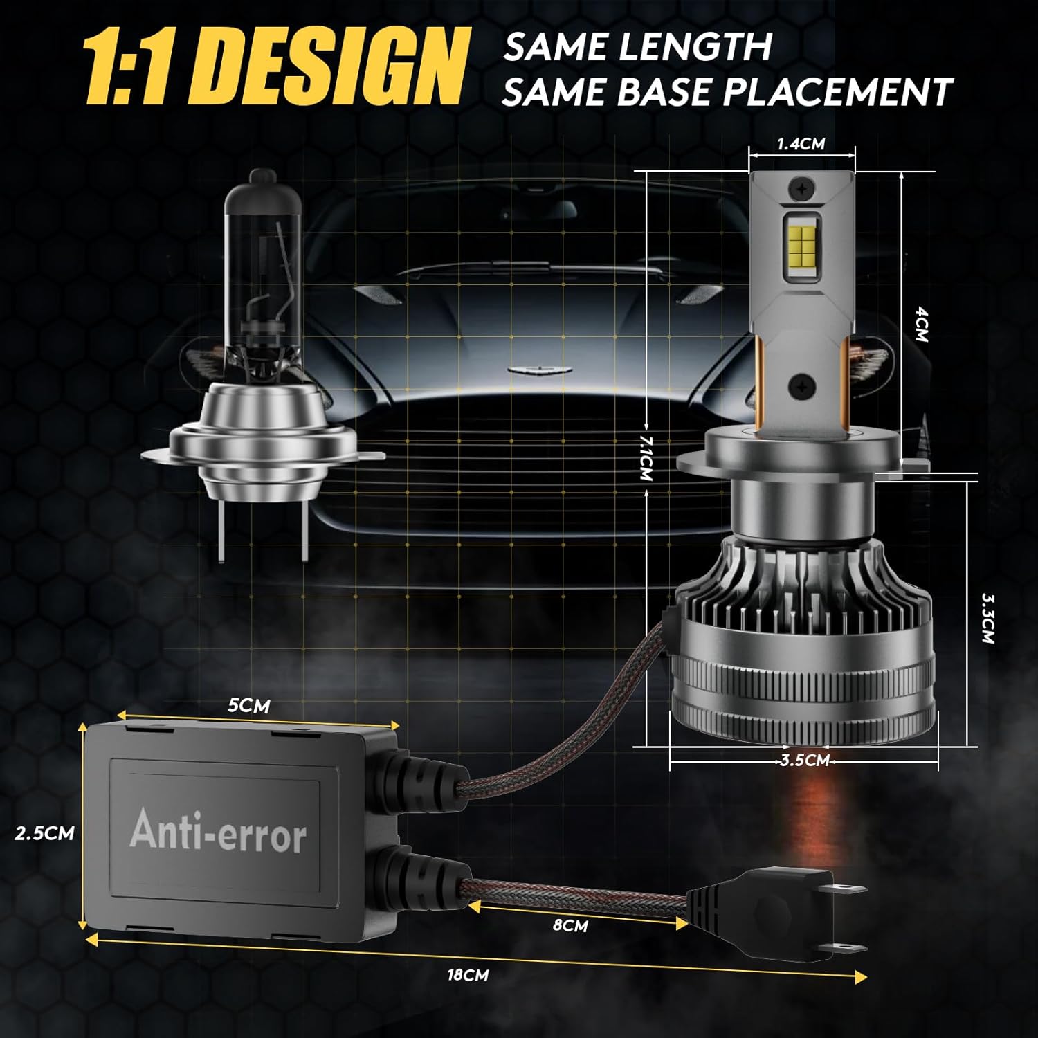 Thumbnail 5 de Devechos H7 ampoules 30000LM