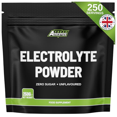 Detalle de Freak Athletics Electrolytes Powder 250g – Unflavoured, 250 Servings