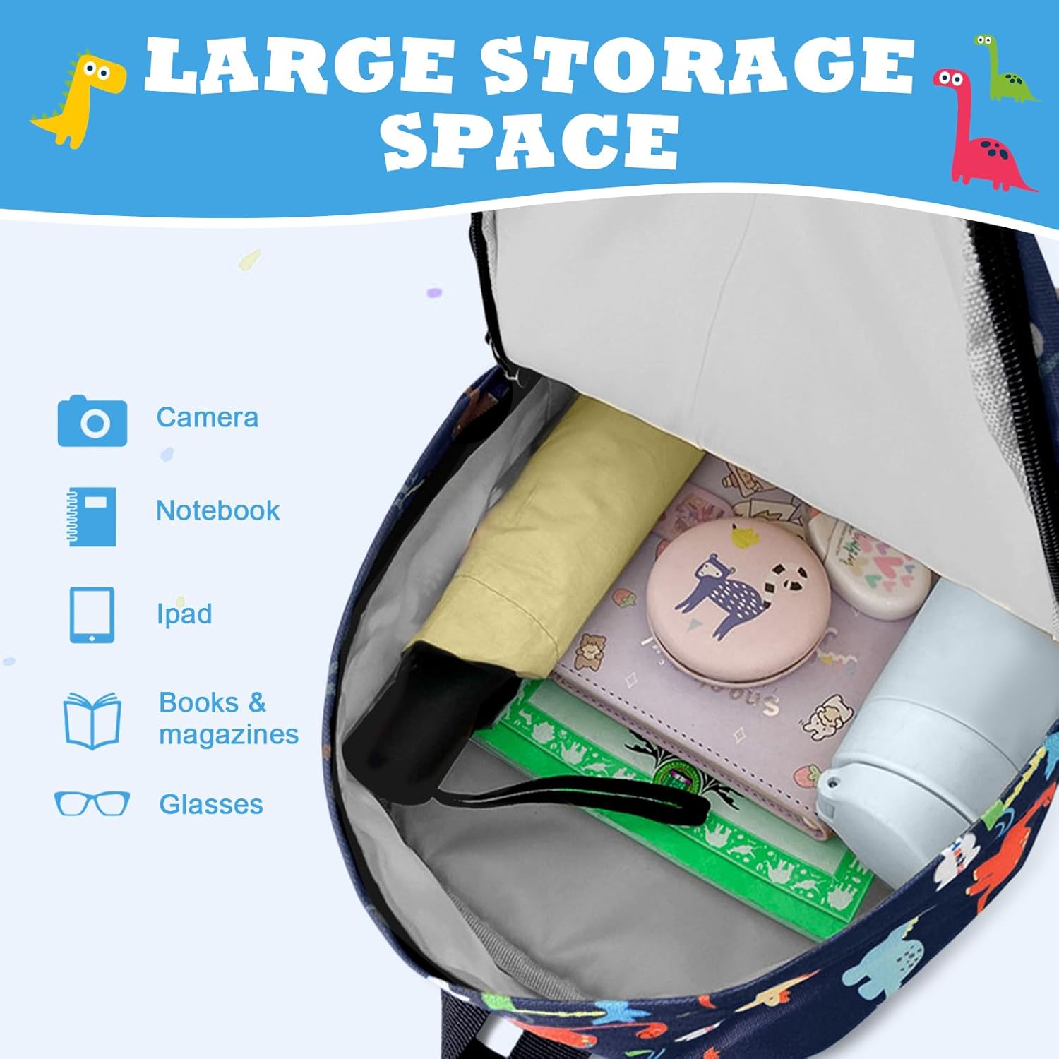 Detalle de Aucuu Sac à Dos Enfant dinosaure 33 cm