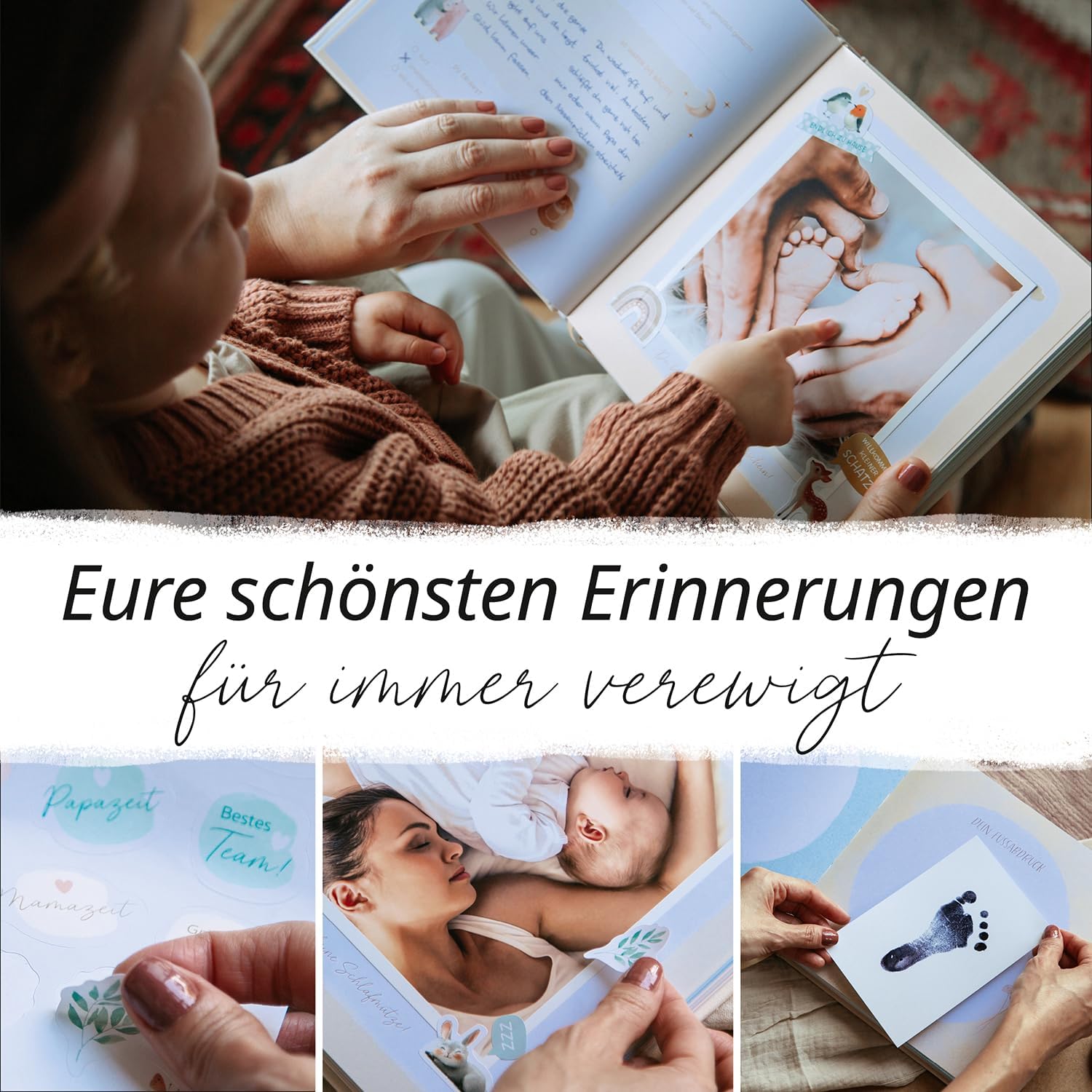 Thumbnail 2 de Mein erstes Jahr Babyalbum 176 Seiten 📘