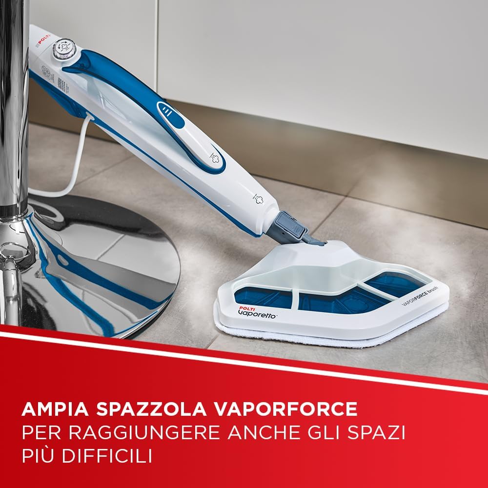 Detalle 2 de Polti Vaporetto SV460 Double scopa a vapore 2‑in‑1 1500 W 🎉