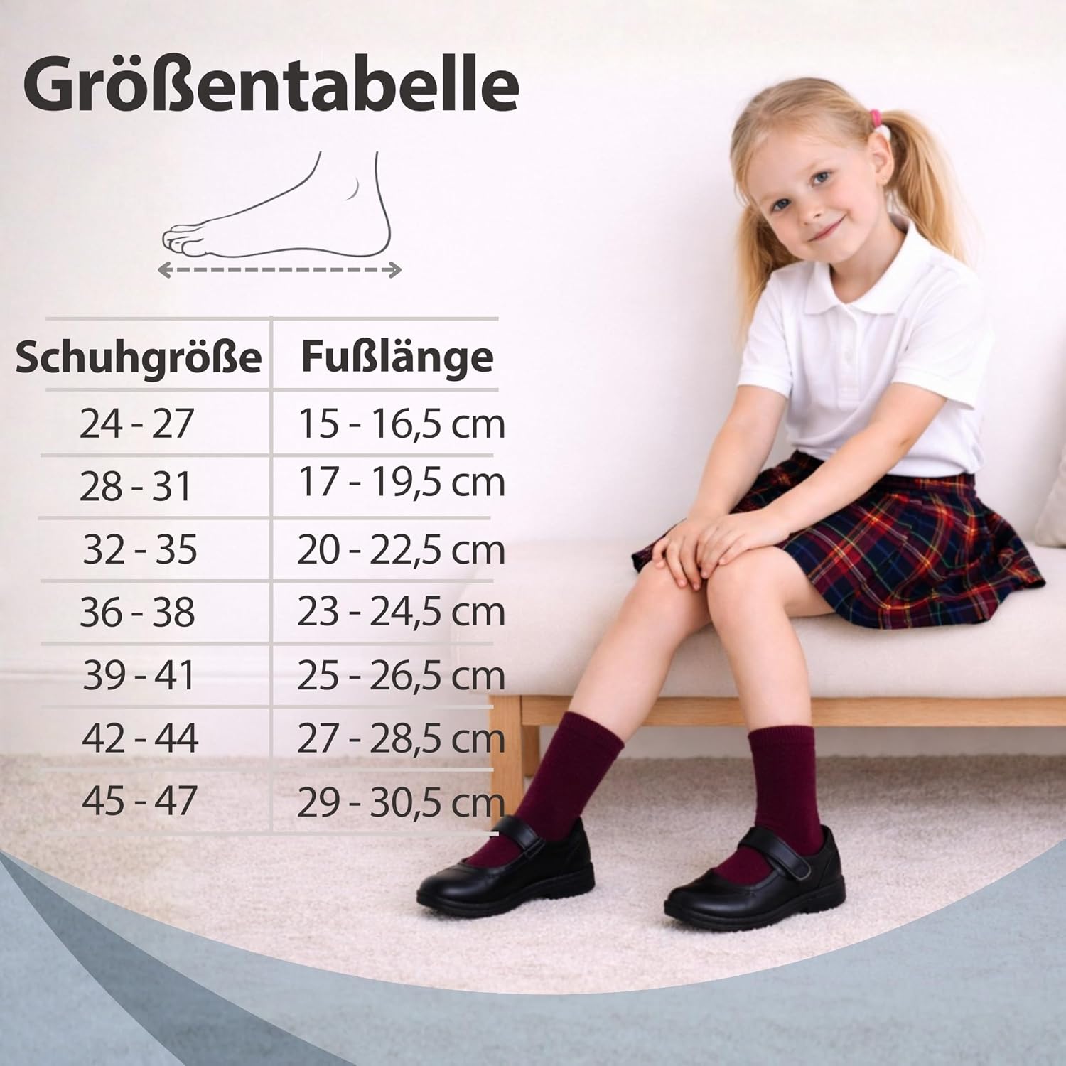 Detalle 2 de bisoo Kindersocken Set 5 Paar für Schule