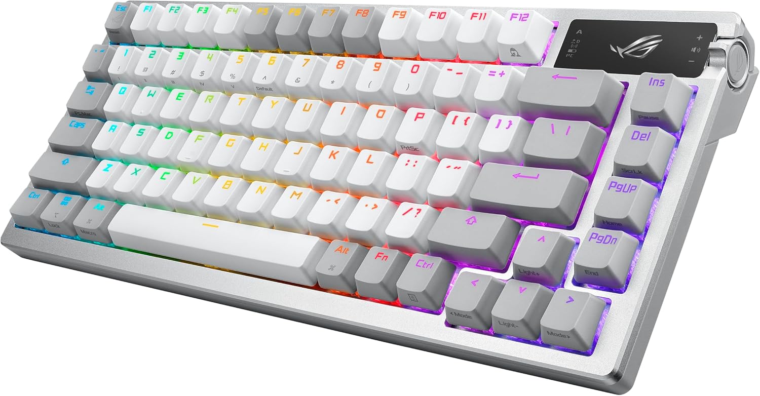 Detalle de ASUS ROG Azoth 75% TKL mechanical keyboard ⌨