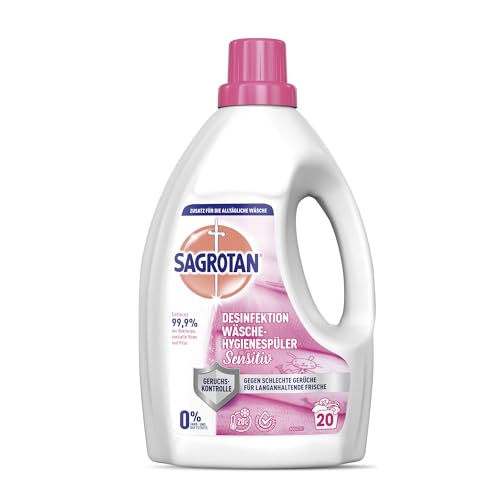 Thumbnail 2 de Sagrotan Wäsche-Hygienespüler Sensitiv 0% – Desinfektionsspüler für hygienisch saubere Wäsche (4 x 1,5 l)