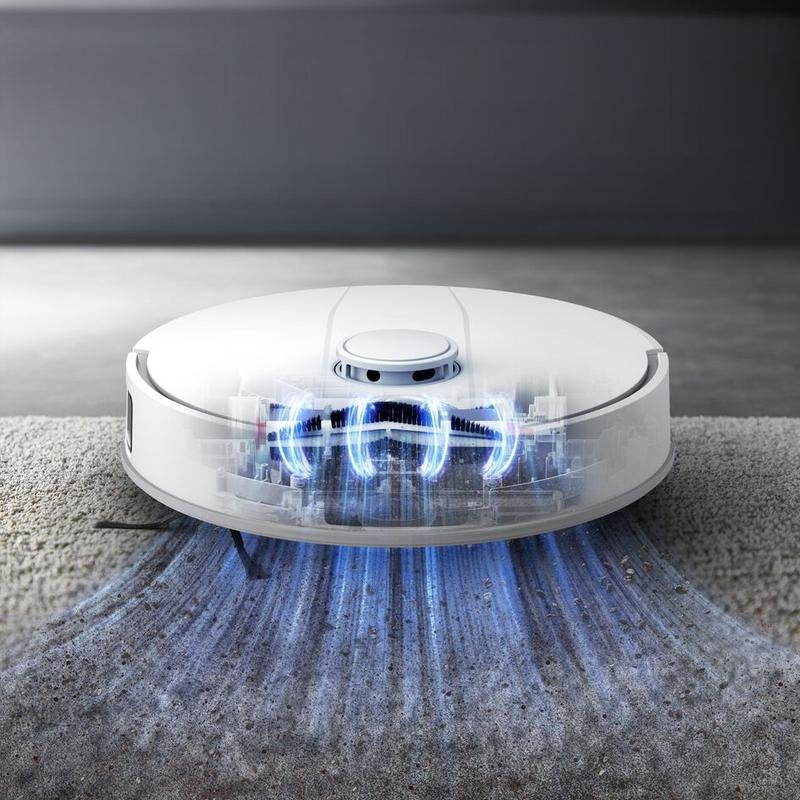 Detalle 2 de Robot Aspirador Rowenta X-Plorer RR9197WH — Navegación Inteligente, fregado y control por app