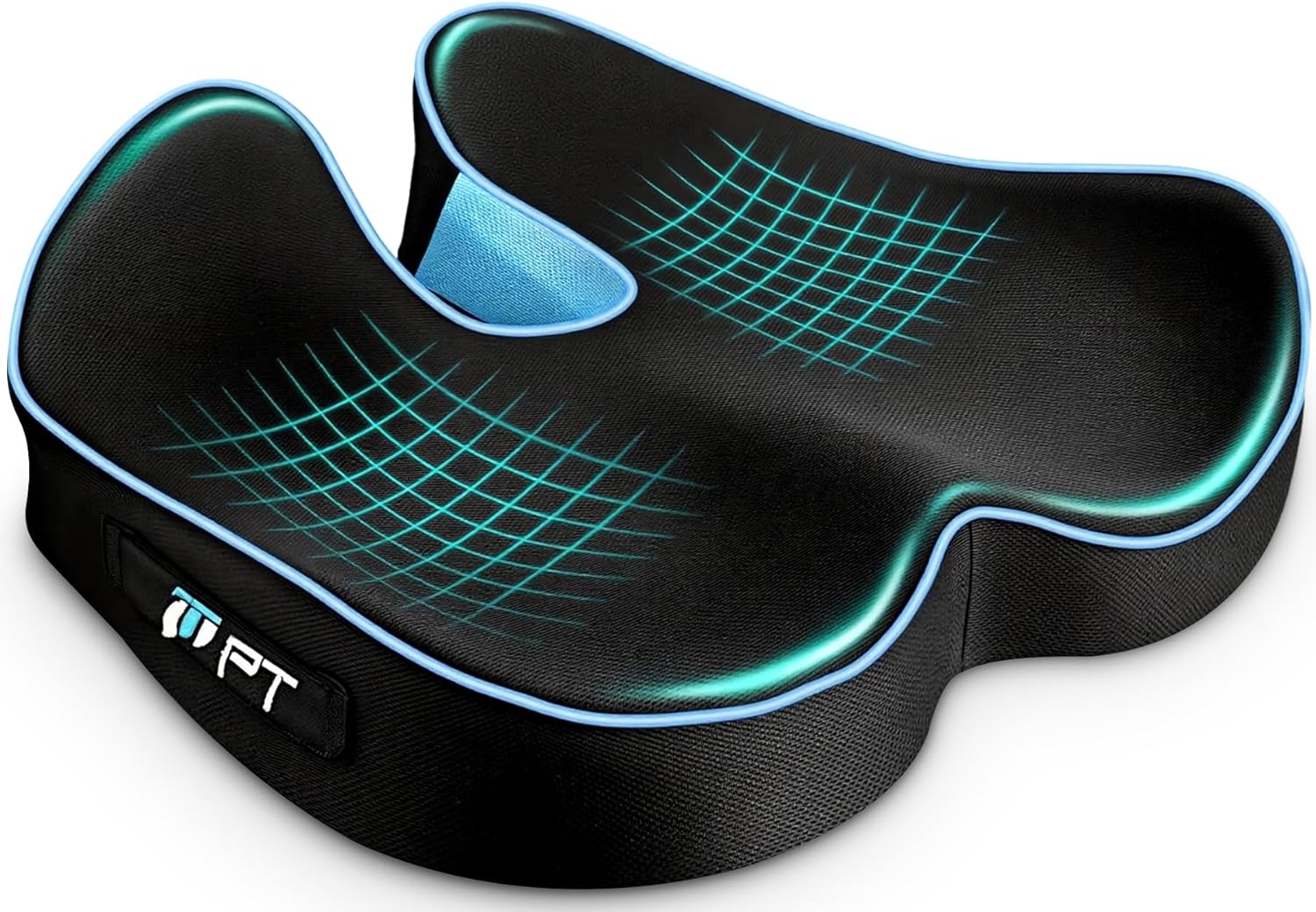 Detalle de POOTACK Cuscino per sedia da ufficio in memory foam con rivestimento traspirante