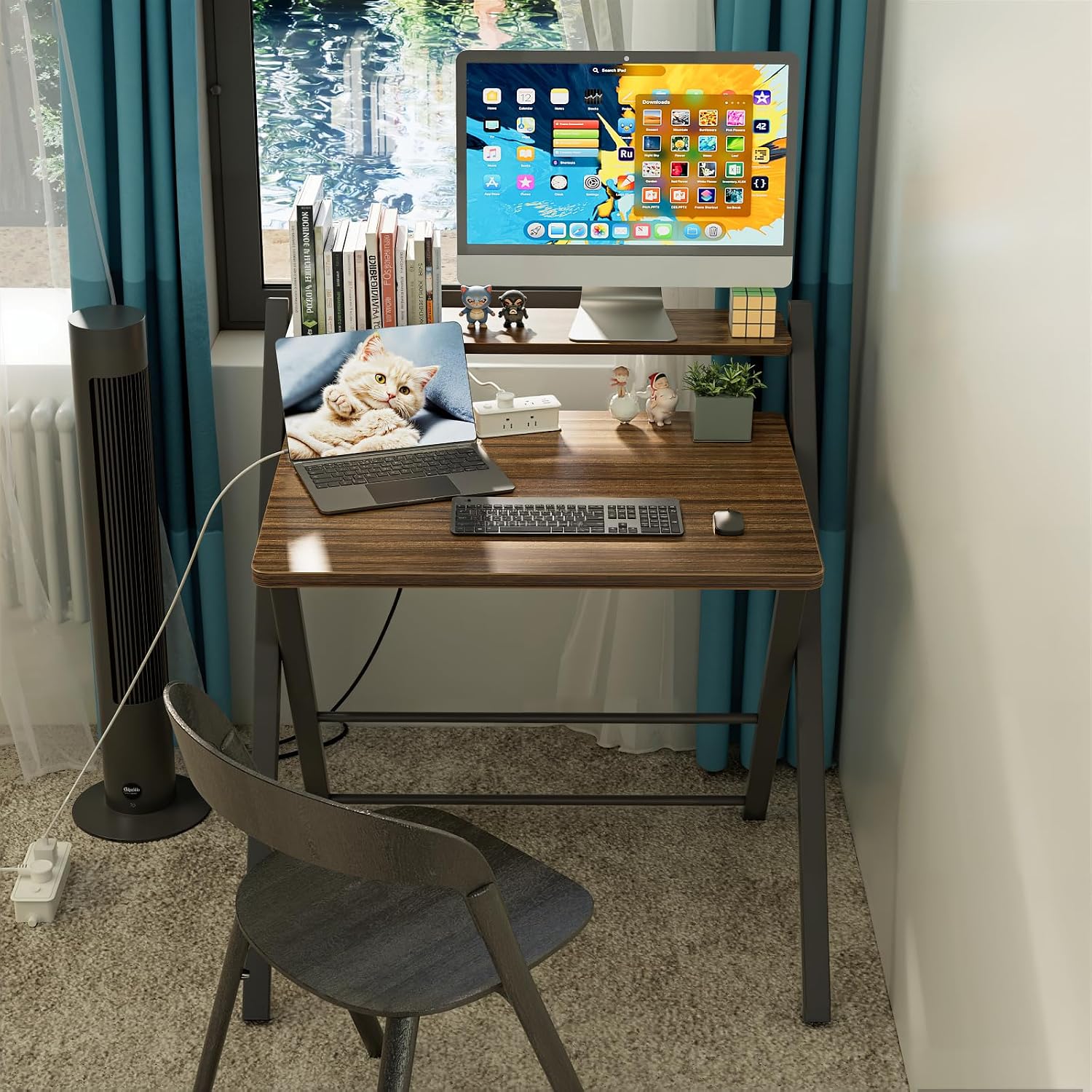 Detalle 2 de GreenForest Folding Desk 77 x 70 cm