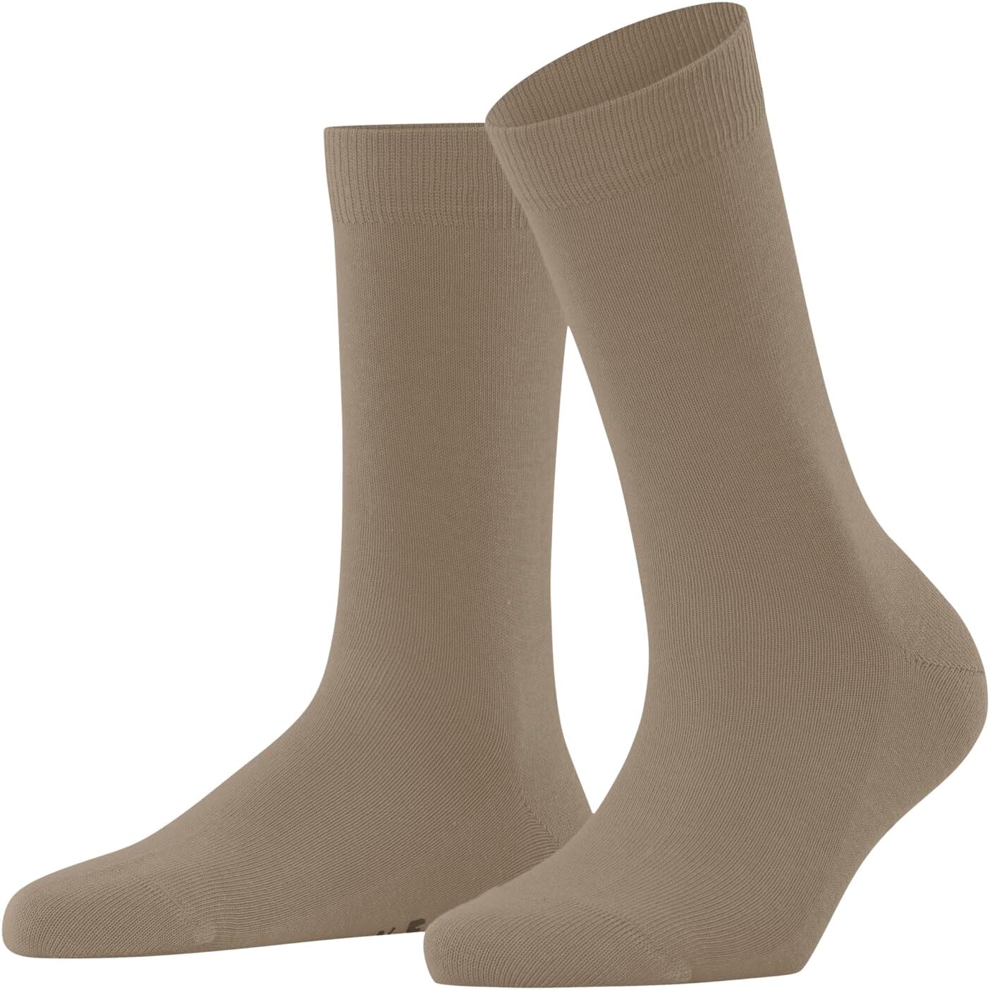 Detalle de FALKE Family W So coton durable unies 1 paire – Chaussettes femmes Beige Nude 4092 (39-42)