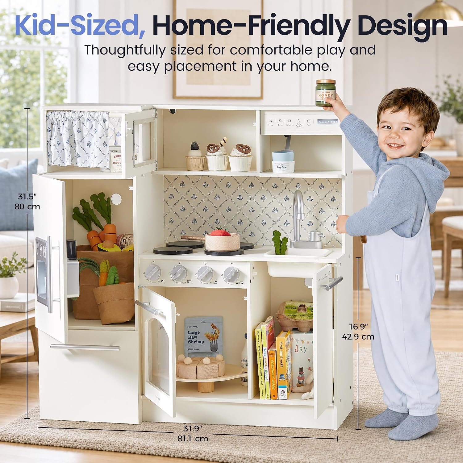 Thumbnail 2 de Tiny Land Upgraded Play Kitchen for Kids