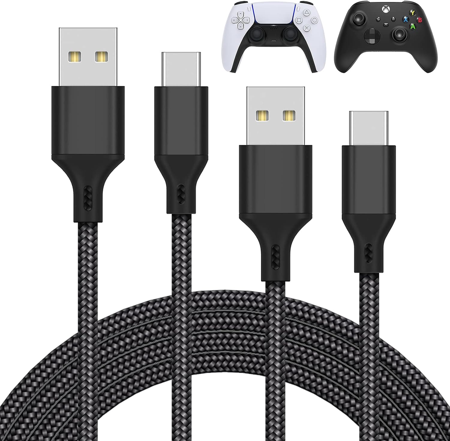 Detalle de MENEEA USB-C Charging Cable 10ft for PS5 PS5 Pro Xbox Switch