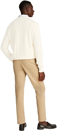 Detalle 2 de Pull homme Tommy Hilfiger Essential Structure col rond, ivoire