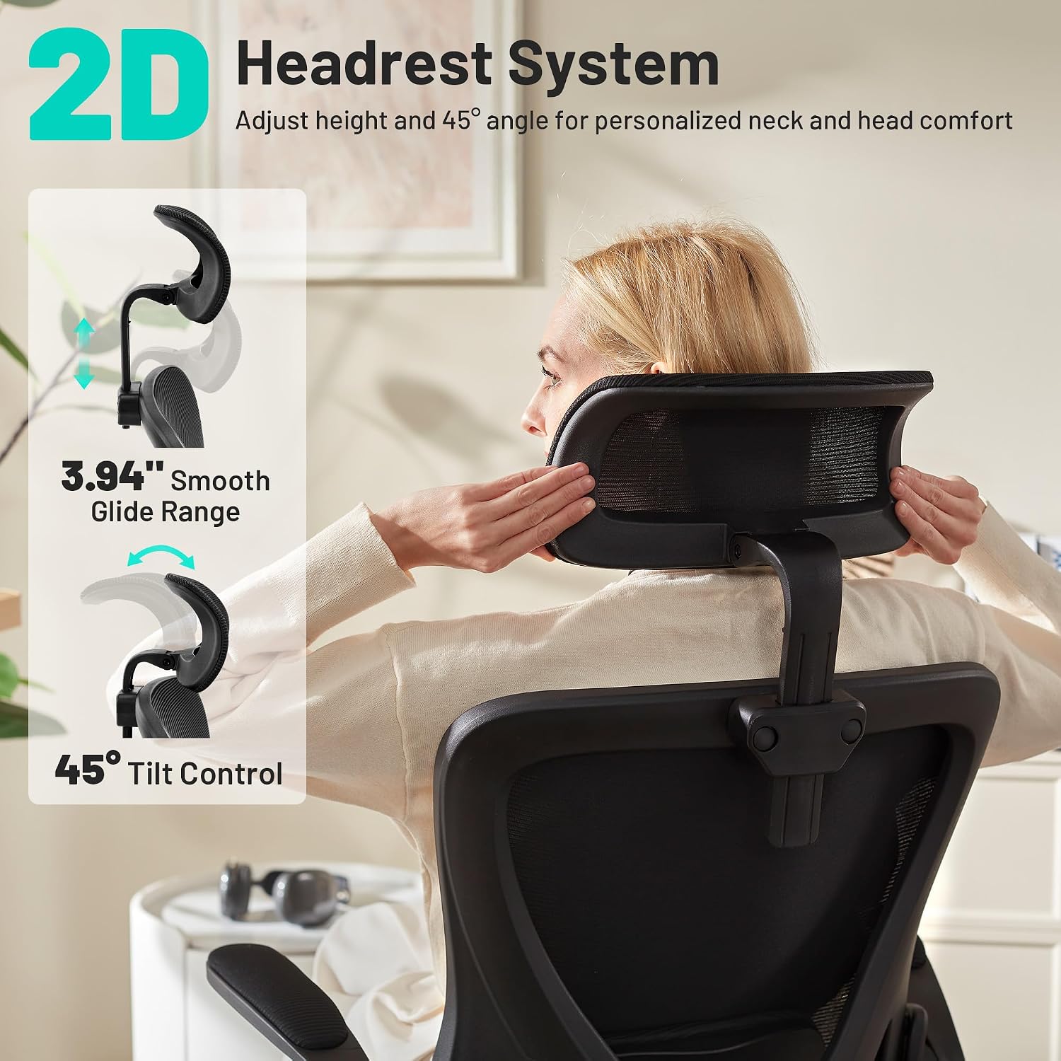 Detalle 2 de AreShark Office Chair Ergonomic 300 lb capacity