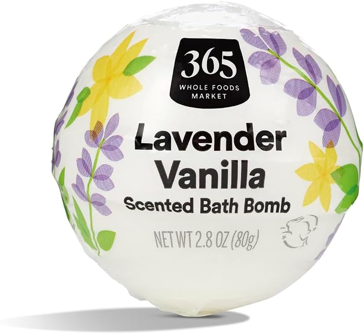 365 by Whole Foods Market Fizzing Bath Bomb (Lavender Vanilla) 2.8 oz