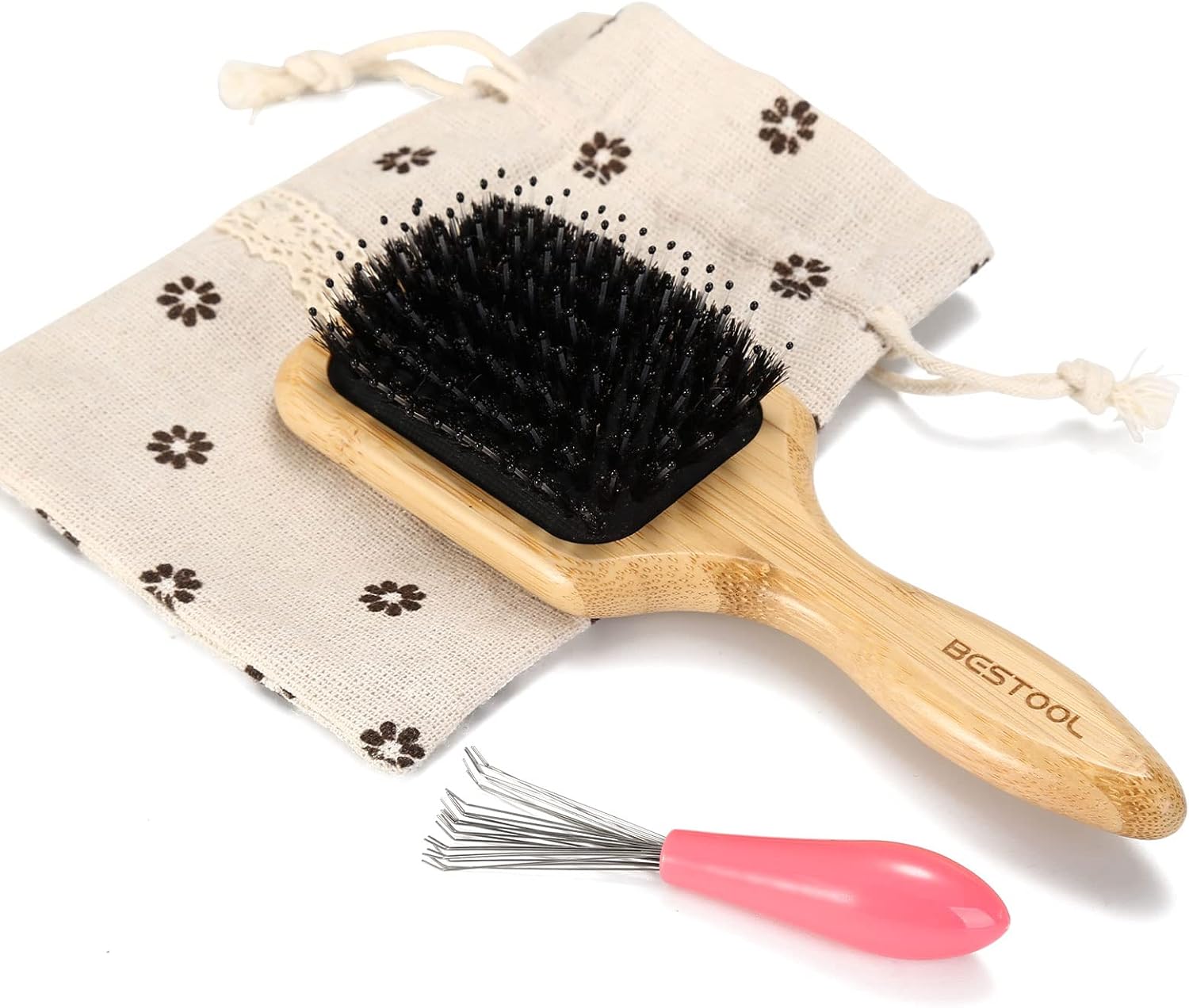 Detalle de BESTOOL Petite brosse cheveux 1 carré