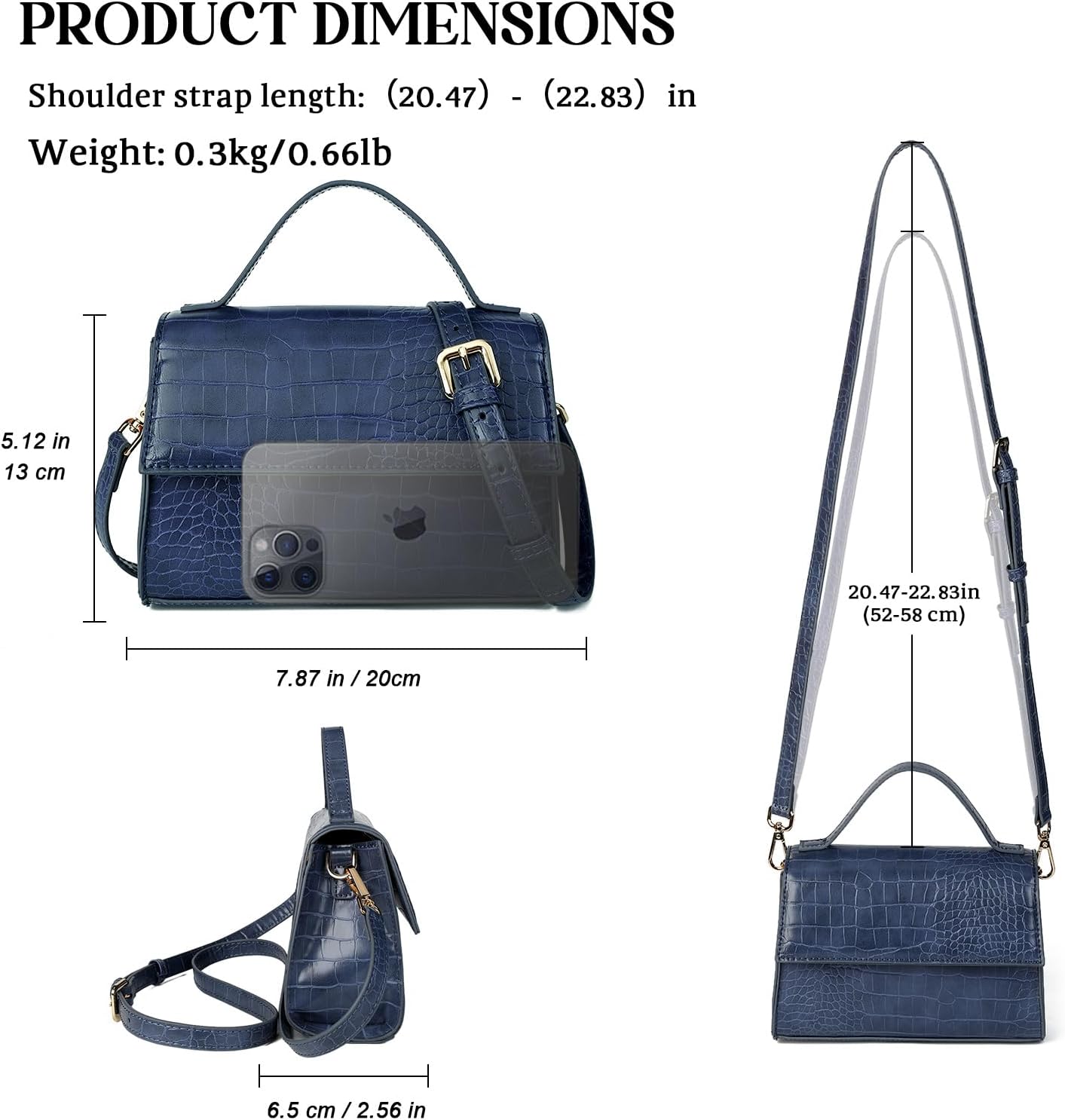 Detalle de Gladdon Small Crossbody Purse for Women: A Practical Everyday Bag