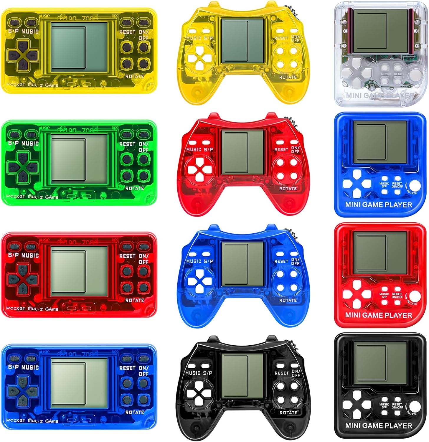 Detalle de SSRMX 12Pcs Video Game Party Favors keychain