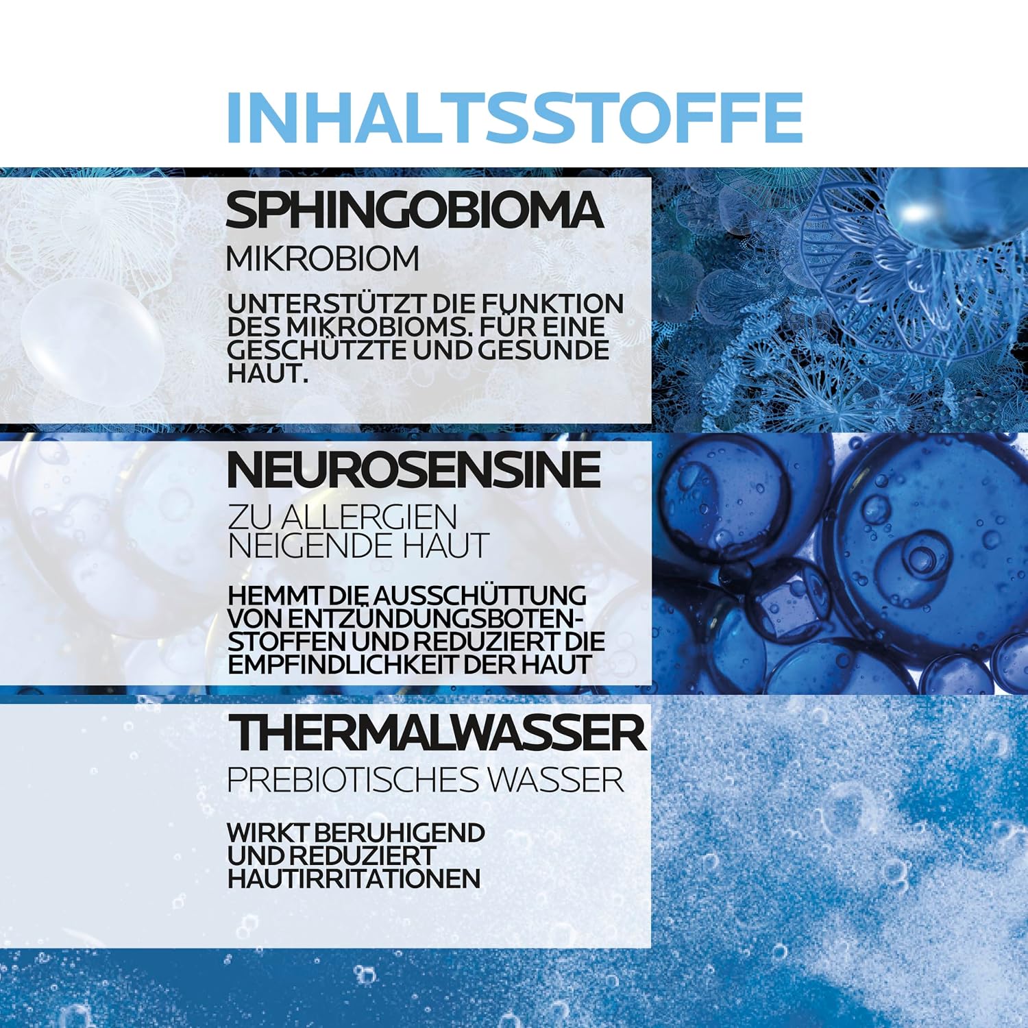 Detalle de La Roche-Posay Toleriane Dermallergo regenerierendes Gesichtsfluid für empfindliche, zu Allergien neigende Haut (40 ml)