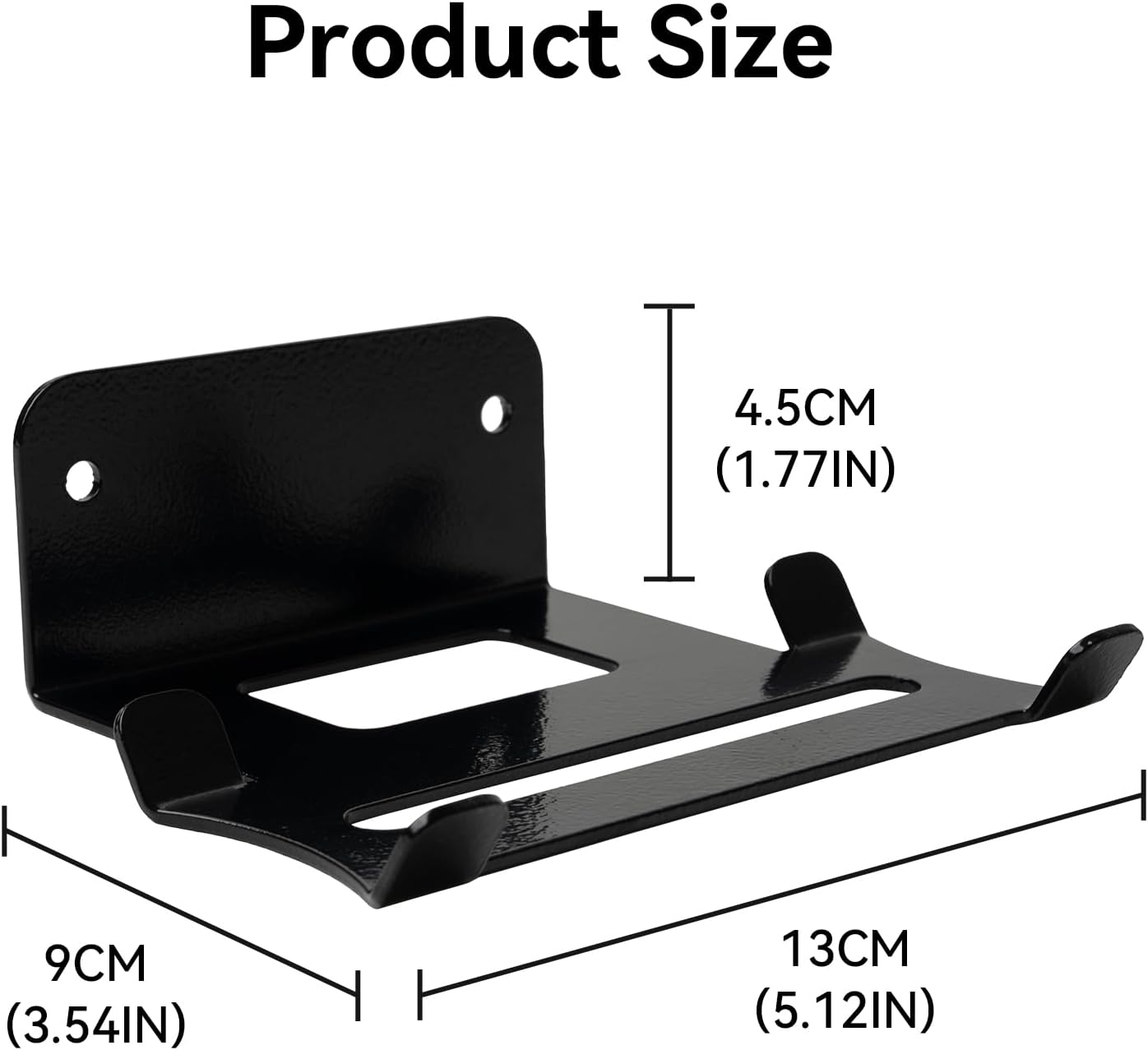 Detalle 2 de Shinar Metal Wall Mount for SoundLink Flex 2024 and SoundLink Max — Wall Bracket with Cable Management (Black)