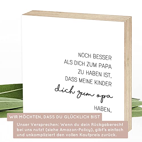 Thumbnail 8 de Wunderpixel Holzbild Bester Papa, bester Opa – 15x15x2cm