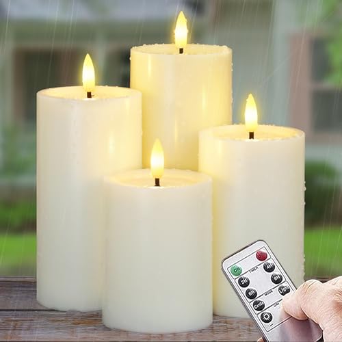 Detalle de Yeelida LED-Kerzen im 4er-Set