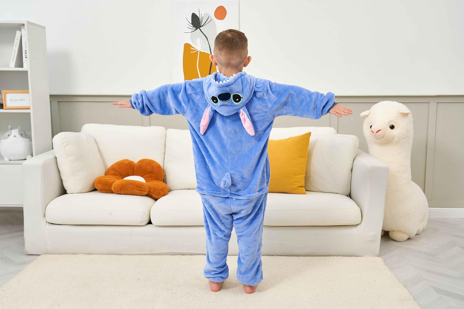 Detalle de Todler Ctpy Unisex Animal Onesie Pajamas