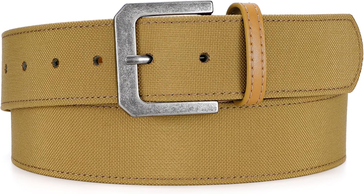 Thumbnail 5 de XZQTIVE Men's Tactical Belt: Adjustable Canvas Work Belt with Silver Buckle